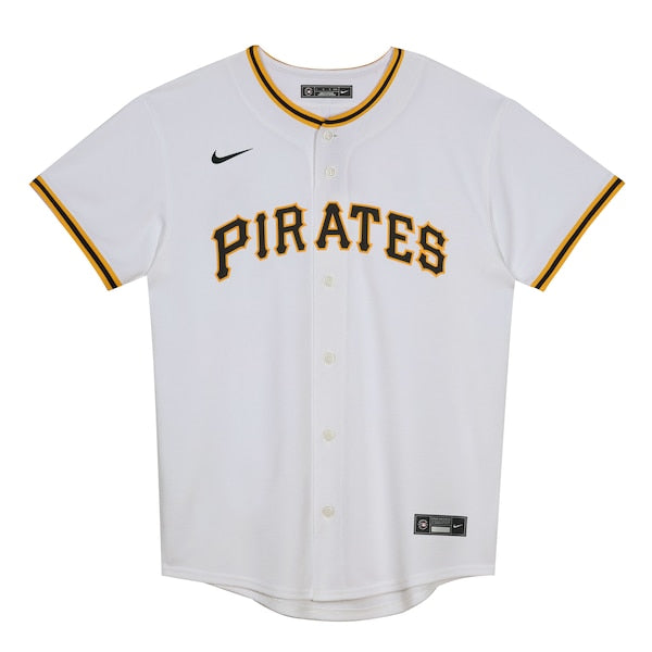 Paul Skenes Pittsburgh Pirates Nike Preschool Home Replica Player Jersey - White - Image 2