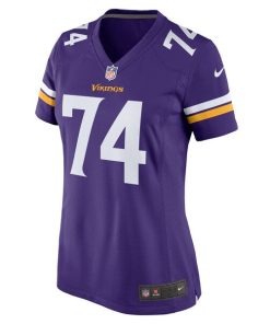 Alternative view of Oli Udoh Minnesota Vikings Nike Women's Game Jersey - Purple