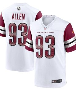 Jonathan Allen Washington Commanders Nike Game Jersey - White/Black/Burgundy