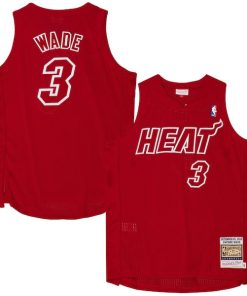 Dwyane Wade Miami Heat 2012 Authentic Player Jersey - Scarlet