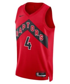 Alternative view of Scottie Barnes Toronto Raptors Nike Unisex Swingman Jersey - Icon Edition - Red