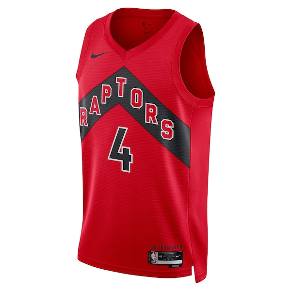 Scottie Barnes Toronto Raptors Nike Unisex Swingman Jersey - Icon Edition - Red - Image 2