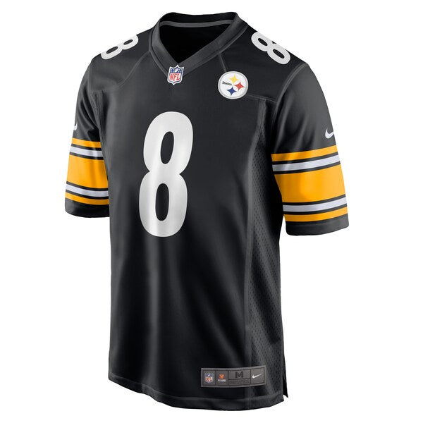 Kenny Pickett Pittsburgh Steelers Nike Player Game Jersey - Black/White - Image 3