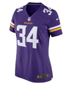 Alternative view of Nick Muse Minnesota Vikings Nike Women's Home Game Player Jersey - Purple