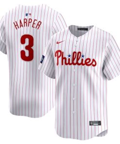 Bryce Harper Philadelphia Phillies Nike 2024 MLB World Tour London Series Home Limited Player Jersey - White