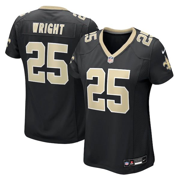 Rejzohn Wright New Orleans Saints Nike Women's Team Game Jersey - Black