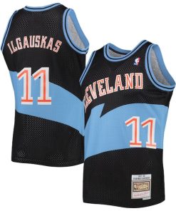Zydrunas Ilgauskas Cleveland Cavaliers Hardwood Classics Swingman Jersey - Black
