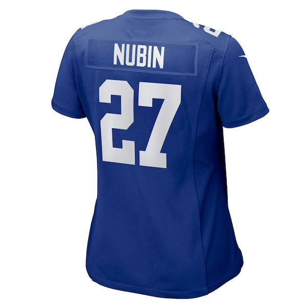 Tyler Nubin New York Giants Nike Women's Team Game Jersey - Royal - Image 3