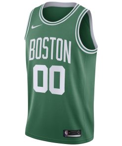 Alternative view of Boston Celtics Nike 2020/21 Swingman Custom Jersey - Icon Edition - Kelly Green