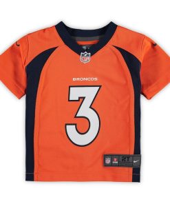 Alternative view of Russell Wilson Denver Broncos Nike Toddler Game Jersey - Orange