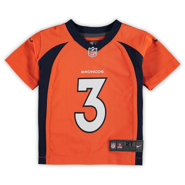 Russell Wilson Denver Broncos Nike Toddler Game Jersey - Orange - Image 2