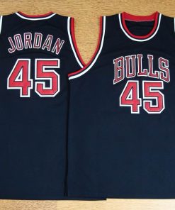 Men's Chicago Bulls Michael Jordan M & N Classics Jersey - Black