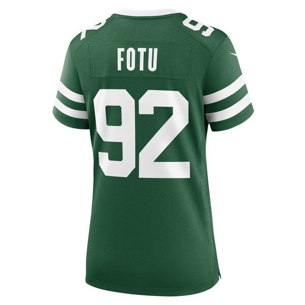 Leki Fotu New York Jets Nike Women's Team Game Jersey - Legacy Green - Image 4