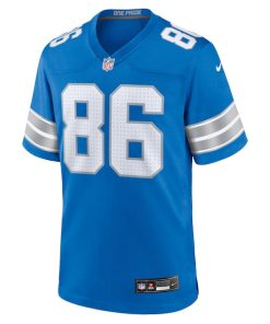 Alternative view of Isaac Rex Detroit Lions Nike Game Jersey -  Blue