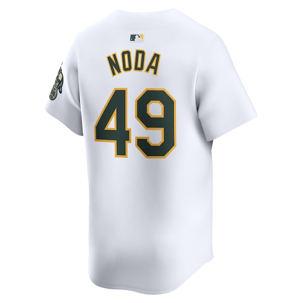 Ryan Noda Oakland Athletics Nike Home Limited Player Jersey - White - Image 3