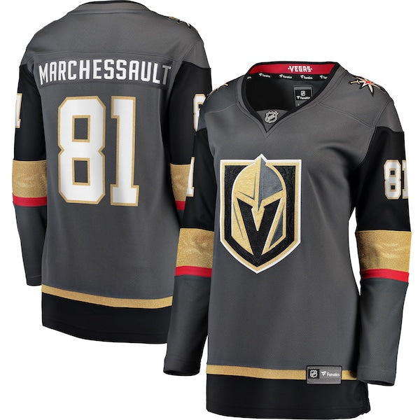 Jonathan Marchessault Vegas Golden Knights Women's Home Breakaway Jersey - Gray