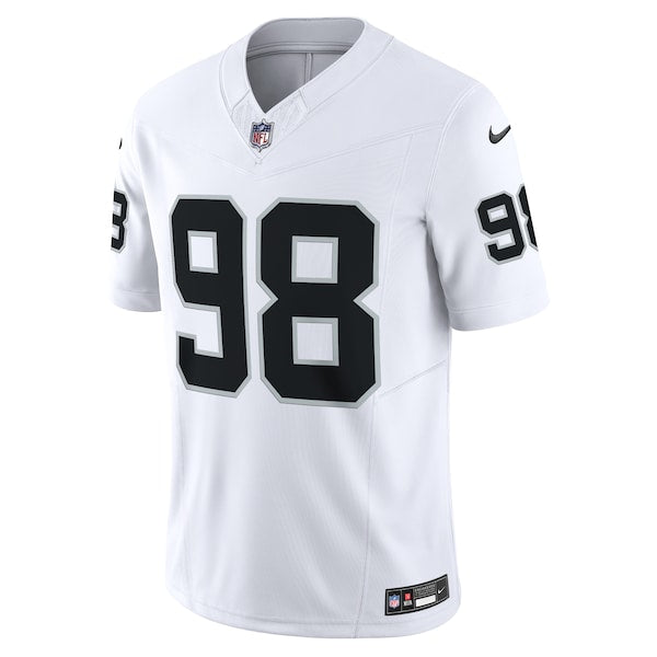 Maxx Crosby Las Vegas Raiders Nike Vapor F.U.S.E. Limited Jersey - White - Image 2