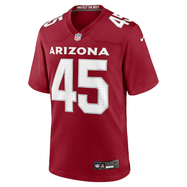 Dennis Gardeck Arizona Cardinals Nike Team Game Jersey - Cardinal - Image 2