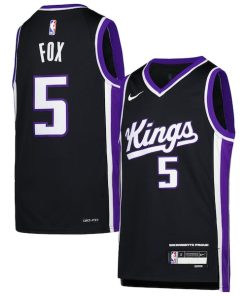 De'Aaron Fox Sacramento Kings Nike Youth Swingman Jersey - Icon Edition - Purple