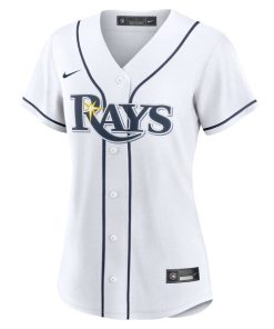Alternative view of Jonathan Aranda Tampa Bay Rays Nike Women's Home Replica Jersey - White
