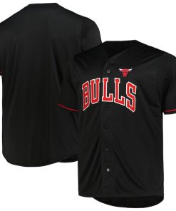 Chicago Bulls Profile Big & Tall Pop Jersey - Black
