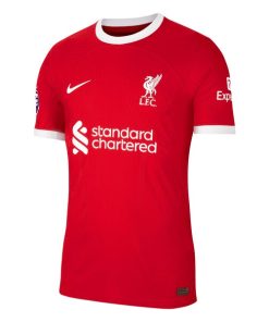 Alternative view of Liverpool Nike 2023/24 Home Authentic Jersey - Red