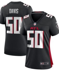 Tae Davis Atlanta Falcons Nike Women's Team Game Jersey -  Black