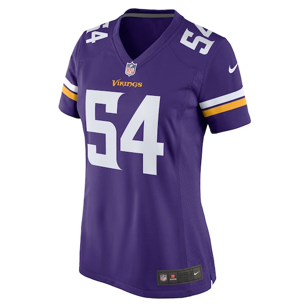 Kamu Grugier-Hill Minnesota Vikings Nike Women's Game Jersey - Purple - Image 2