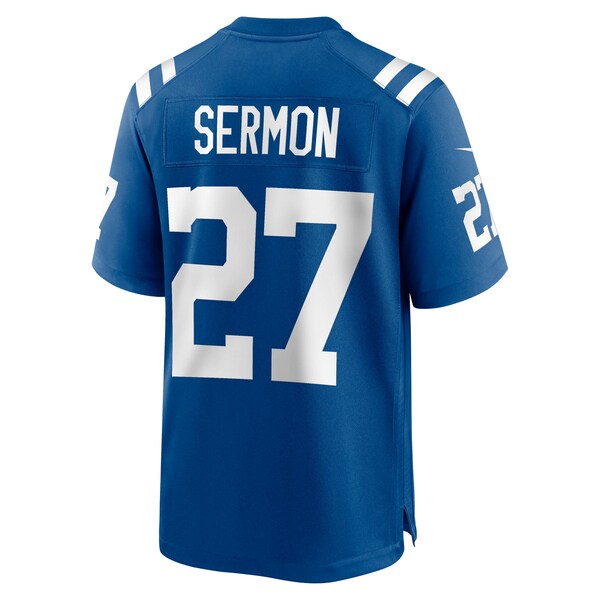 Trey Sermon Indianapolis Colts Nike Game Jersey - Royal - Image 3