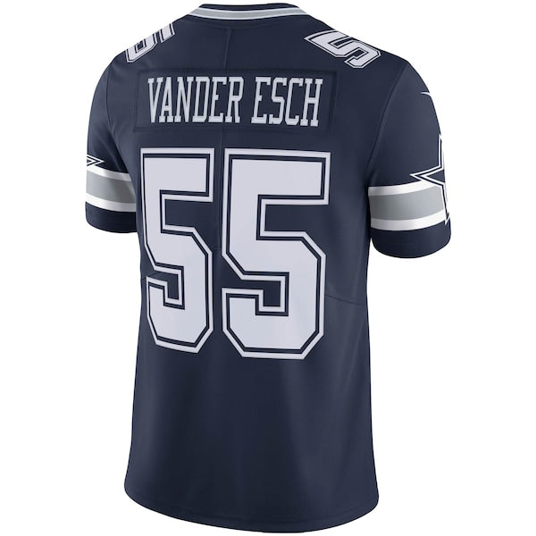 Leighton Vander Esch Dallas Cowboys Nike Vapor Limited Jersey - Navy - Image 3
