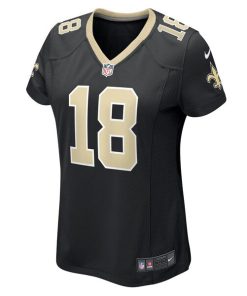 Alternative view of Spencer Rattler New Orleans Saints Nike Women's  Game Jersey -  Black