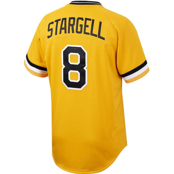 Willie Stargell Pittsburgh Pirates Cooperstown Collection Authentic Jersey - Gold - Image 3