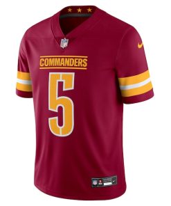 Alternative view of Jayden Daniels Washington Commanders Nike  Vapor Untouchable Limited Jersey - Burgundy