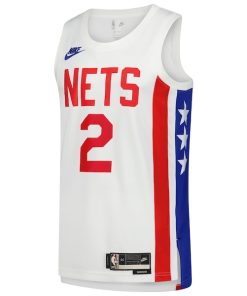 Alternative view of Cameron Johnson Brooklyn Nets Nike Swingman Jersey - Classic Edition - White