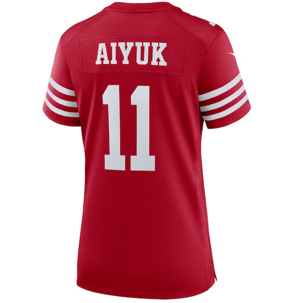 Brandon Aiyuk San Francisco 49ers Nike Women's Player Jersey - Scarlet - Image 3