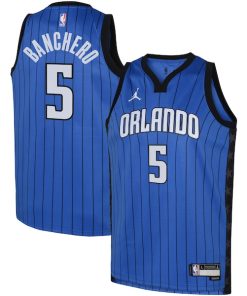 Paolo Banchero Orlando Magic Jordan Brand Youth Swingman Jersey - Statement - Royal