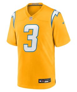 Alternative view of Derwin James Jr. Los Angeles Chargers Nike Youth Alternate Charger Power Game Player Jersey - Gold