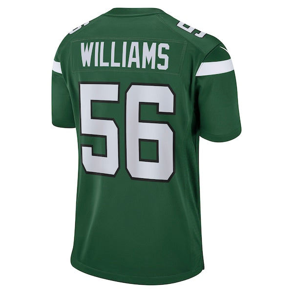 Quincy Williams New York Jets Nike Game Jersey - Gotham Green - Image 3