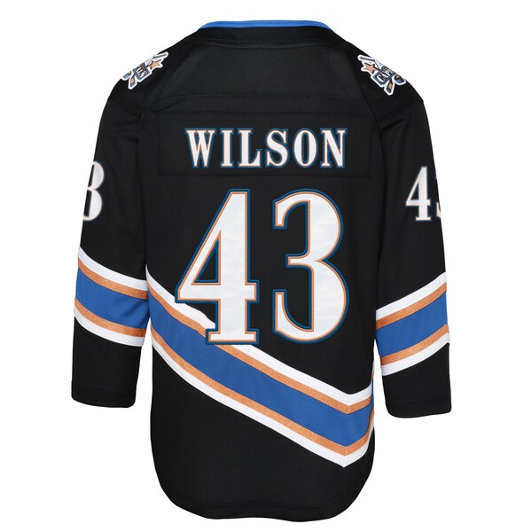 Tom Wilson Washington Capitals Youth Alternate 50th Anniversary Premier Player Jersey - Black/Red/Navy - Image 5