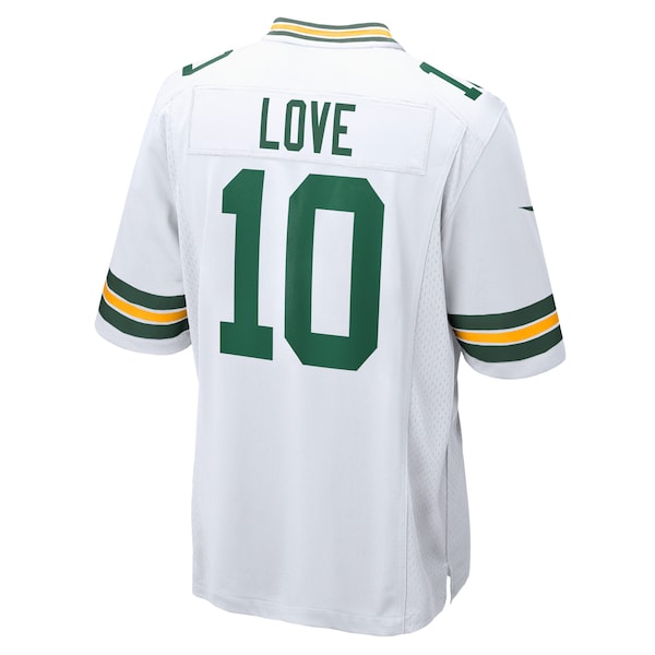 Jordan Love Green Bay Packers Nike Game Jersey - White/Green - Image 4