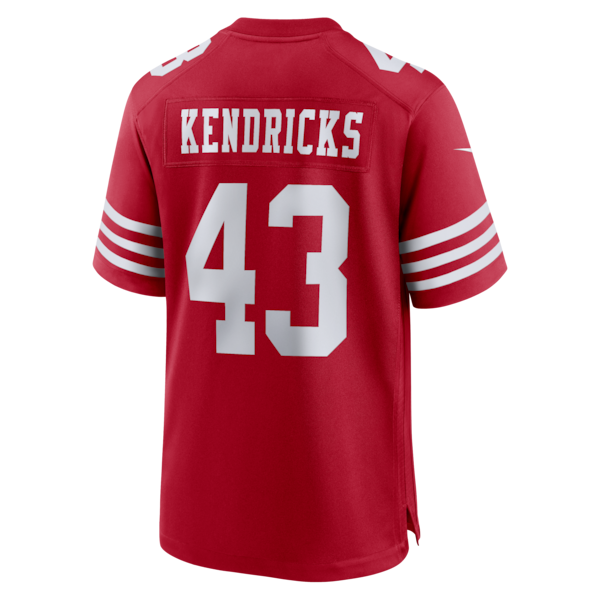 Eric Kendricks San Francisco 49ers Nike Team Game Jersey - Scarlet - Image 3