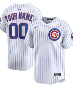Chicago Cubs Nike Home Limited Custom Jersey - White