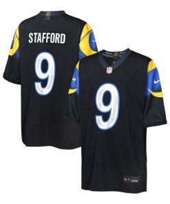 Matthew Stafford Los Angeles Rams Nike Youth 2025 Rivalries Collection Game Jersey - Midnight Blue