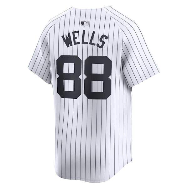 Austin Wells New York Yankees Nike Home Limited Player Jersey - White - Image 3