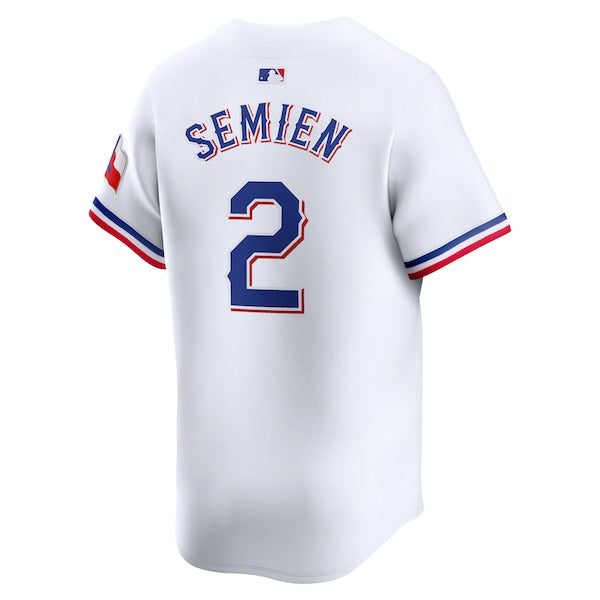 Marcus Semien Texas Rangers Nike Home Limited Player Jersey - White - Image 3