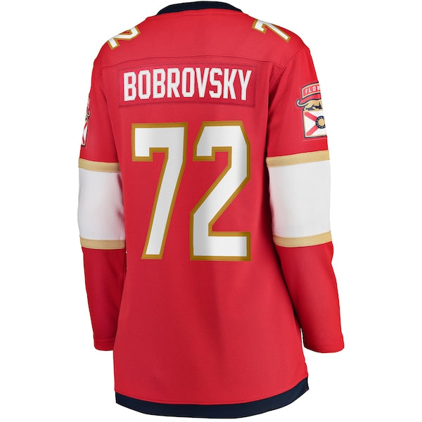 Sergei Bobrovsky Florida Panthers Women's Home 2024 Stanley Cup Champions Breakaway Player Jersey?ยจC Red - Image 3