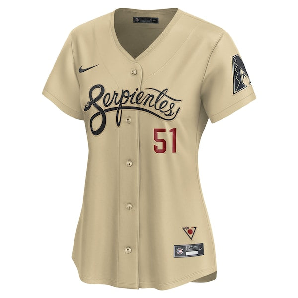Randy Johnson Arizona Diamondbacks Nike Women's City Connect Retired Player Jersey - Sand - Image 2