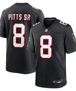 Kyle Pitts Sr. Atlanta Falcons Nike Alternate  Game Jersey - Black