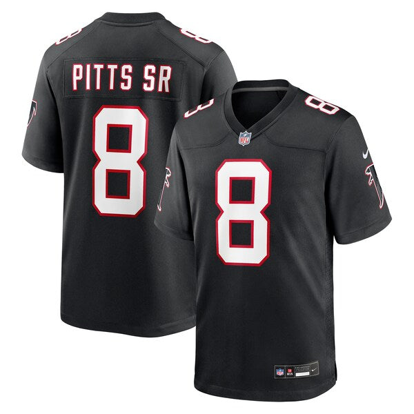 Kyle Pitts Sr. Atlanta Falcons Nike Alternate Game Jersey - Black