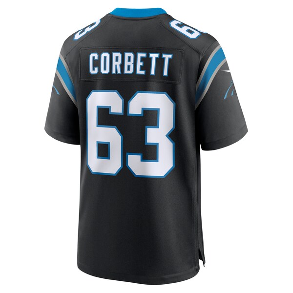 Austin Corbett Carolina Panthers Nike Team Game Jersey - Black - Image 3
